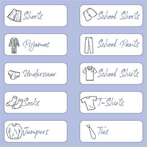 free printable labels for clothing.